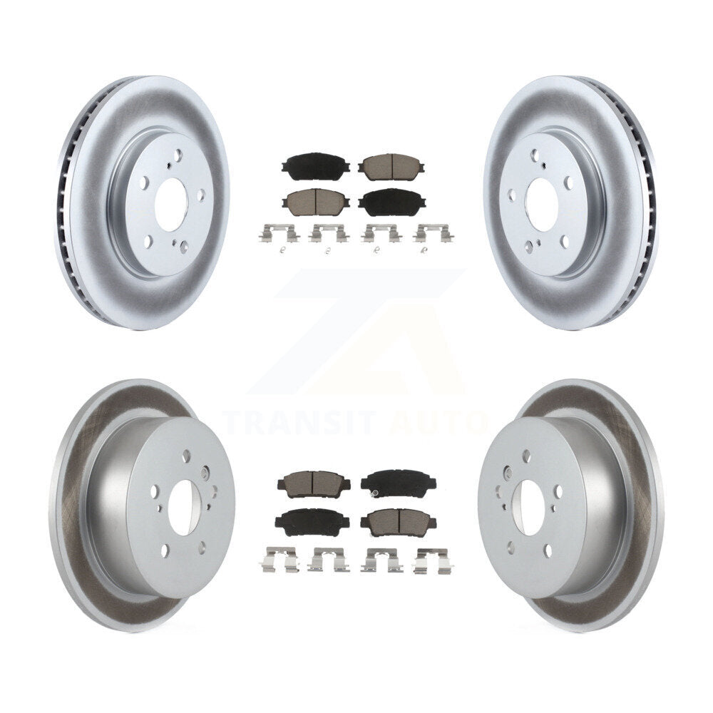 Coated Upgrade Brake Kit For 2004 Toyota Sienna KGC-100892 Transit Auto