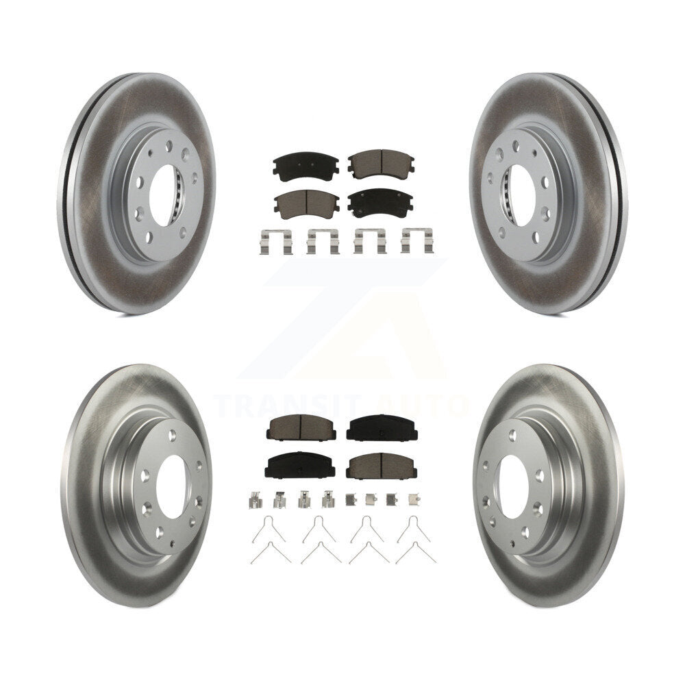 Coated Upgrade Brake Kit For 2004 Mazda 6 KGC-100905 Transit Auto