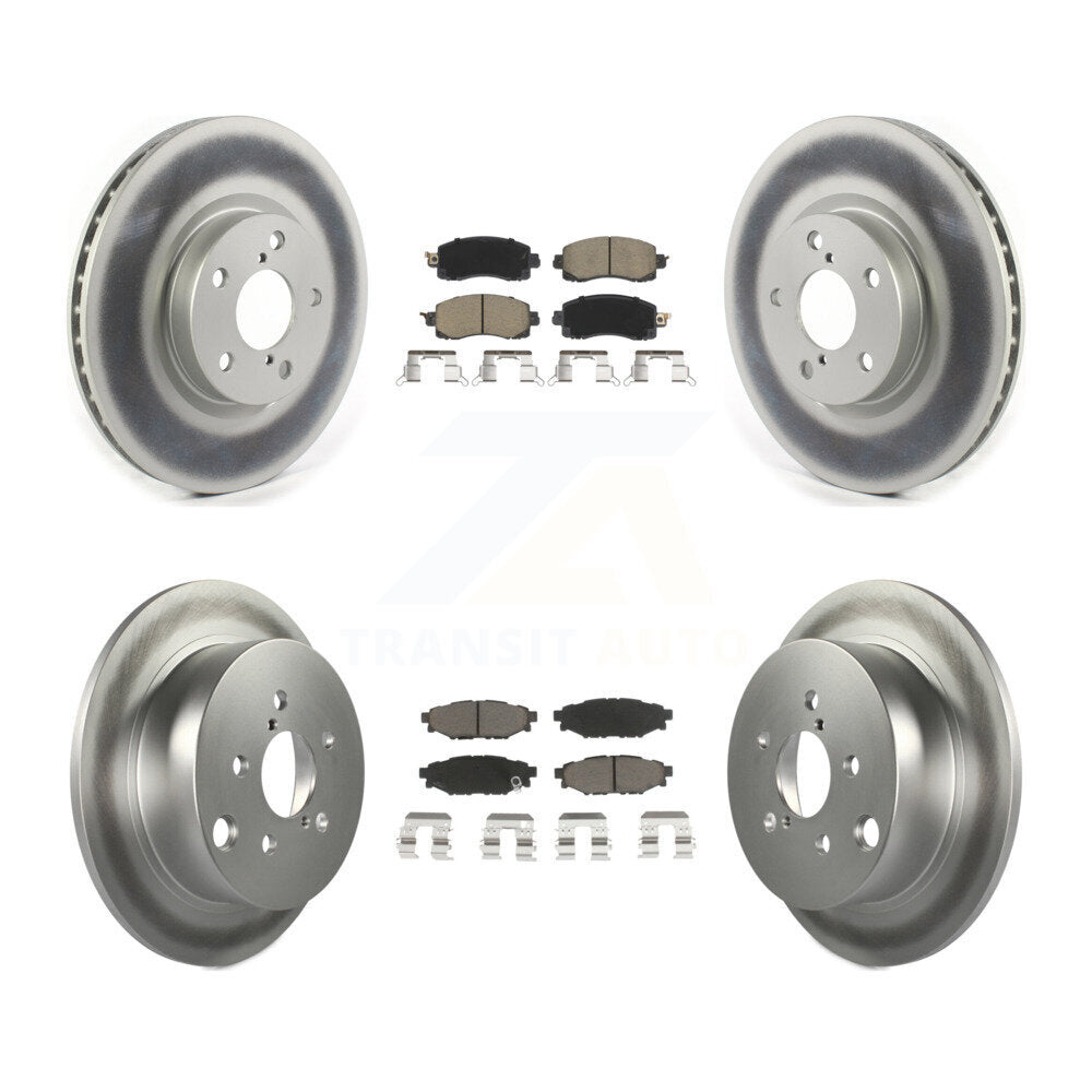 Coated Upgrade Brake Kit For 2022 Subaru Impreza With 276mm Diameter Front Rotor KGC-100907 Transit Auto