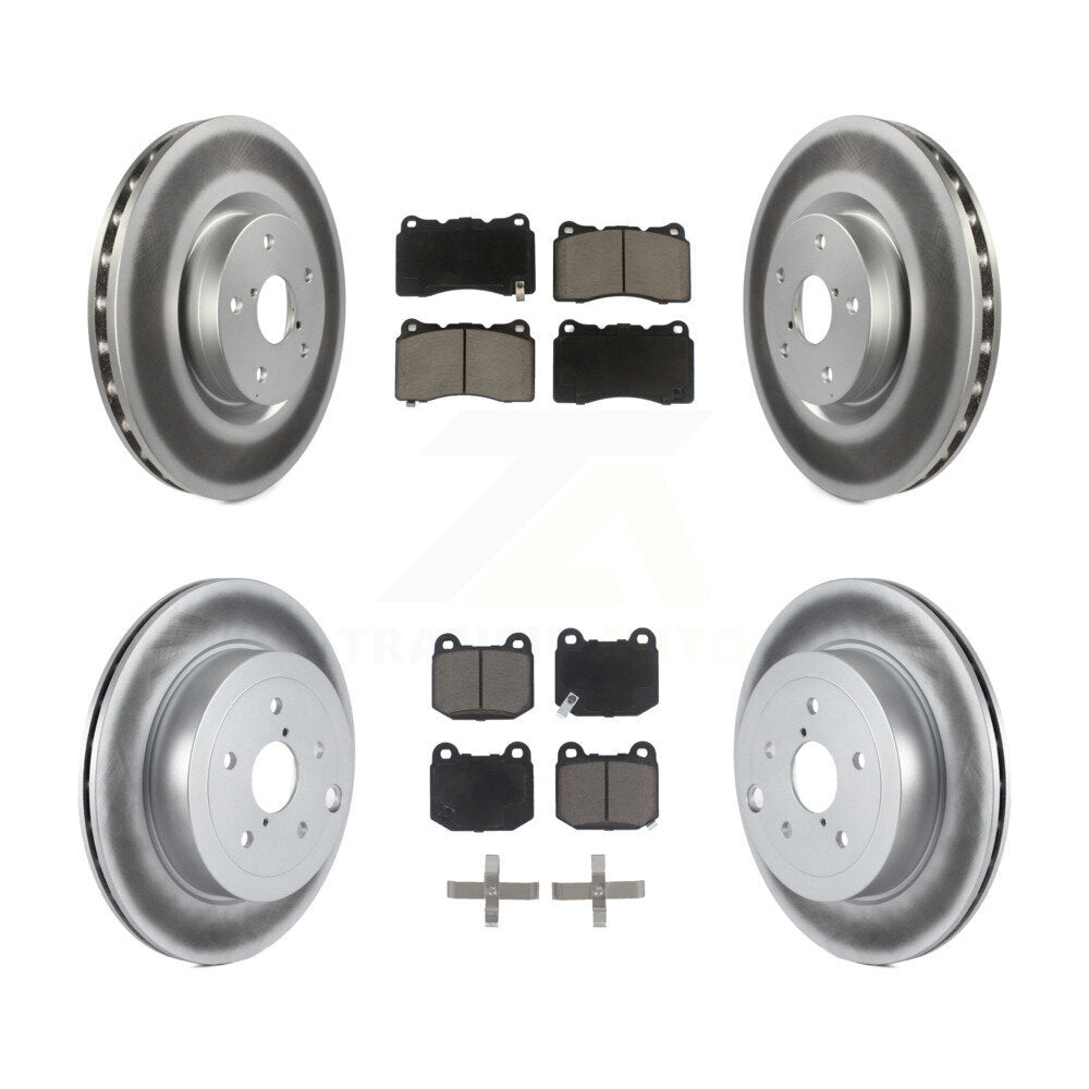 Coated Upgrade Brake Kit For 2017 Subaru WRX STI KGC-100922 Transit Auto