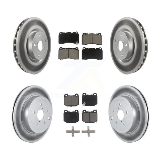 Coated Upgrade Brake Kit For 2008 Subaru Impreza WRX STI KGC-100922 Transit Auto