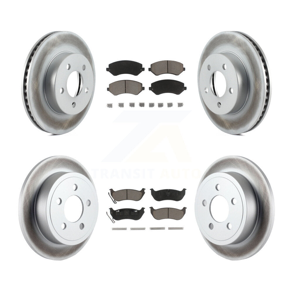 Coated Upgrade Brake Kit For 2005 Jeep Liberty KGC-100934 Transit Auto