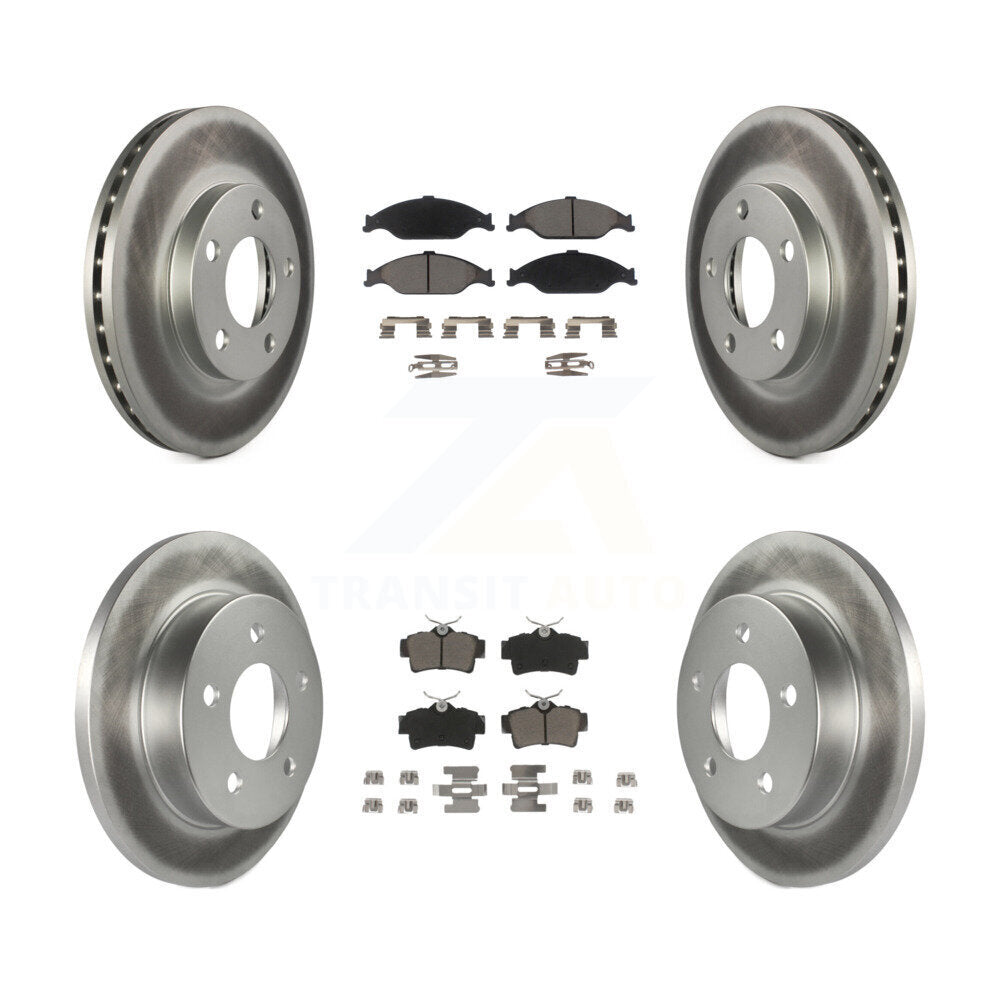 Coated Upgrade Brake Kit For 2004 Ford Mustang Base/GT/Mach 1 KGC-100947 Transit Auto