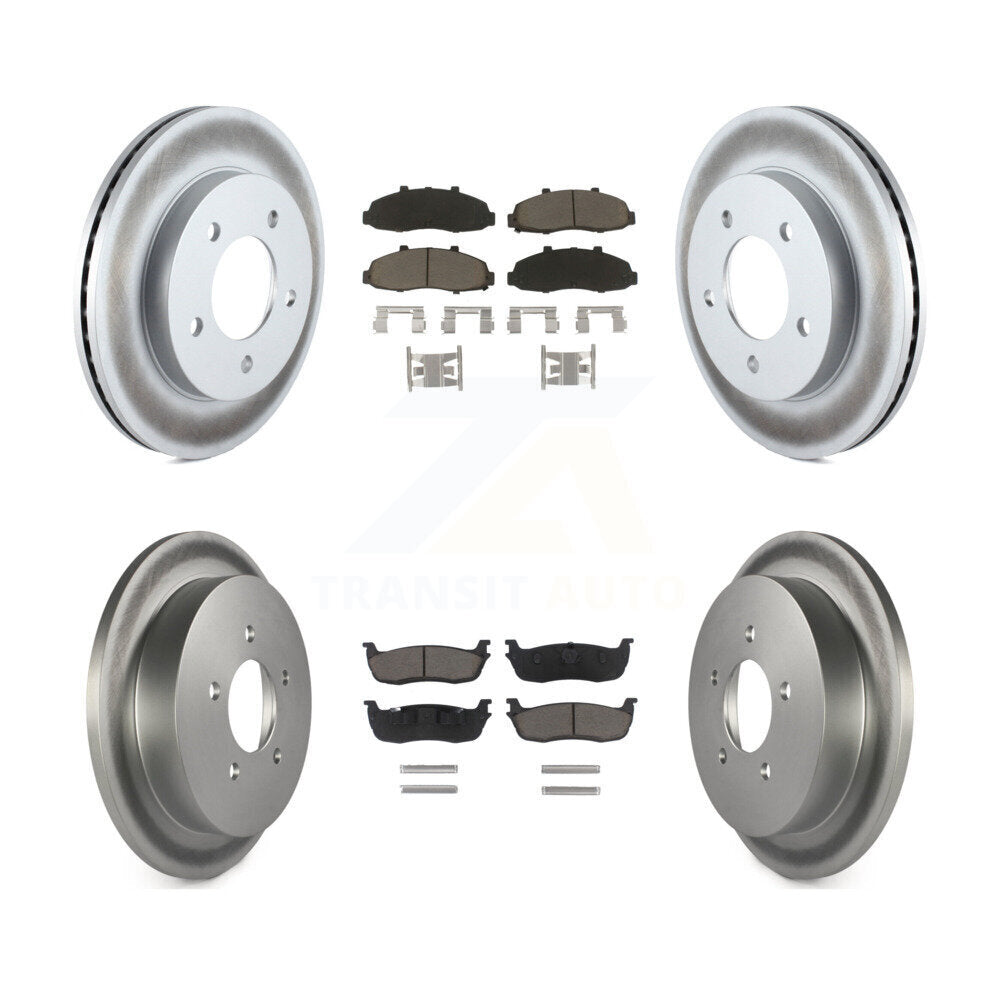 Coated Upgrade Brake Kit For 2004 Ford F-150 Heritage 4WD. With 5 Lug Wheels and With 7 Lug Wheels KGC-100952 Transit Auto