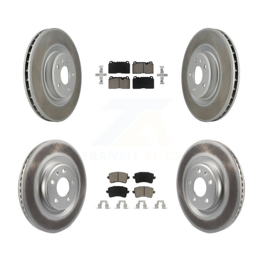 Coated Upgrade Brake Kit For 2013 Audi Q5 GAS/DIESEL engine KGC-100956 Transit Auto