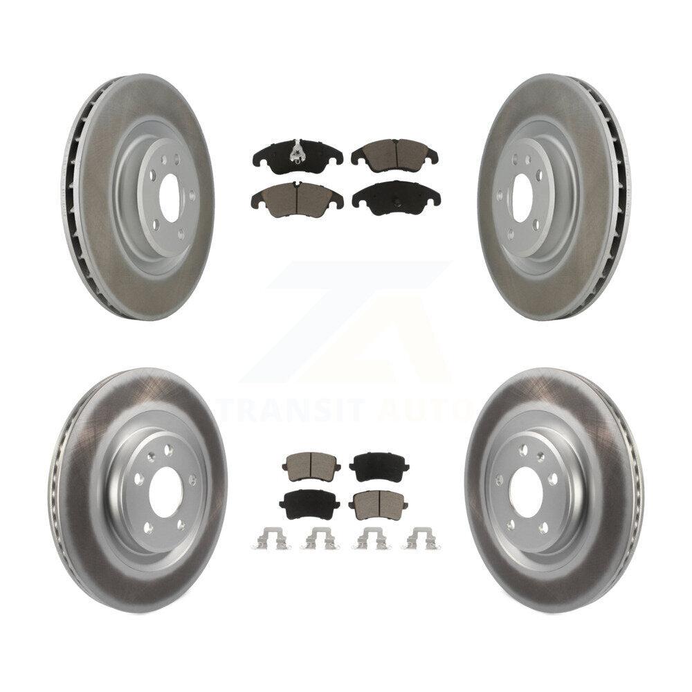 Coated Upgrade Brake Kit For 2013 Audi S5 KGC-100957 Transit Auto