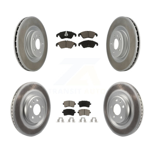 Coated Upgrade Brake Kit For 2011 Audi S4 With 345mm Diameter Front Rotor KGC-100957 Transit Auto