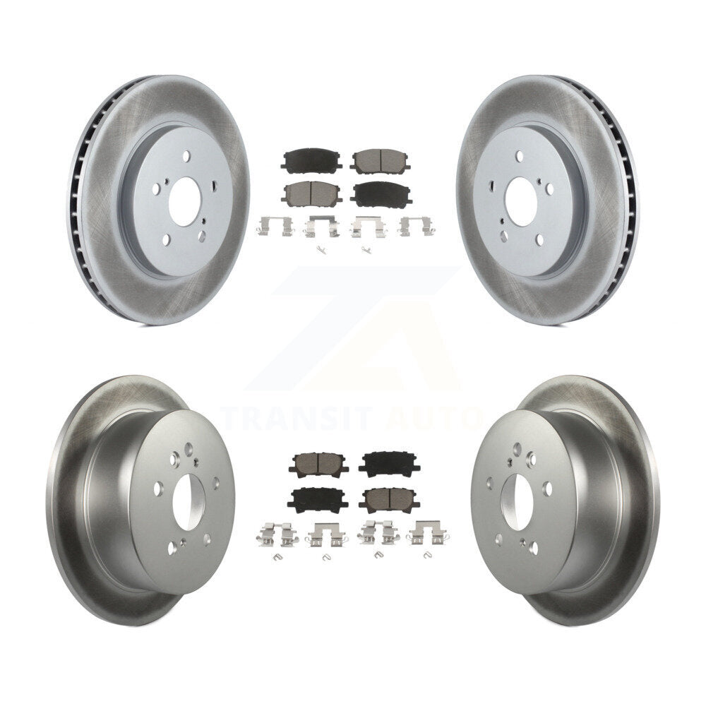 Coated Upgrade Brake Kit For 2004 Lexus RX330 KGC-100964 Transit Auto