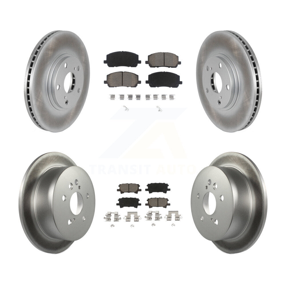 Coated Upgrade Brake Kit For 2004 Toyota Highlander KGC-100965 Transit Auto