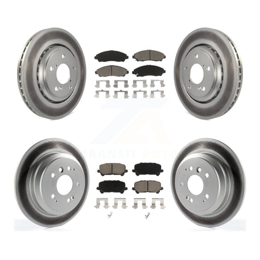 Coated Upgrade Brake Kit For 2022 Honda Ridgeline KGC-100966 Transit Auto