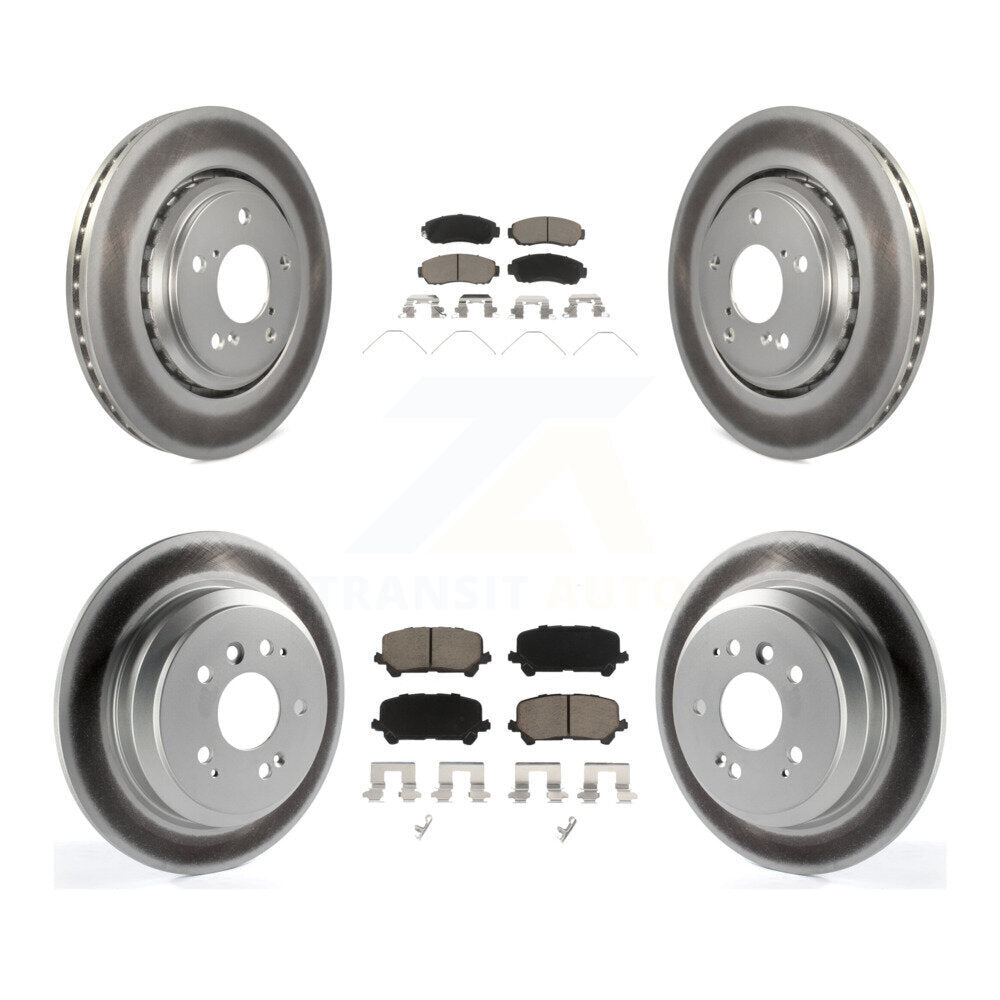 Coated Upgrade Brake Kit For 2023 Honda Passport KGC-100967 Transit Auto