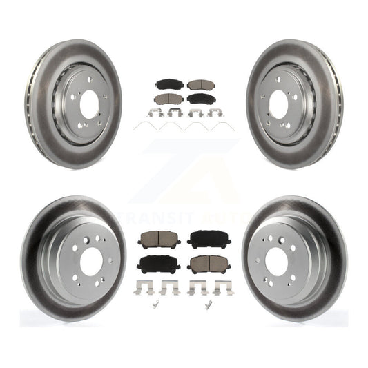 Coated Upgrade Brake Kit For 2019 Honda Passport KGC-100967 Transit Auto