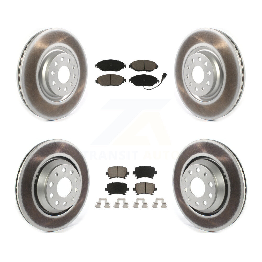 Coated Upgrade Brake Kit For 2018 Volkswagen GTI With Performance Package KGC-100979 Transit Auto