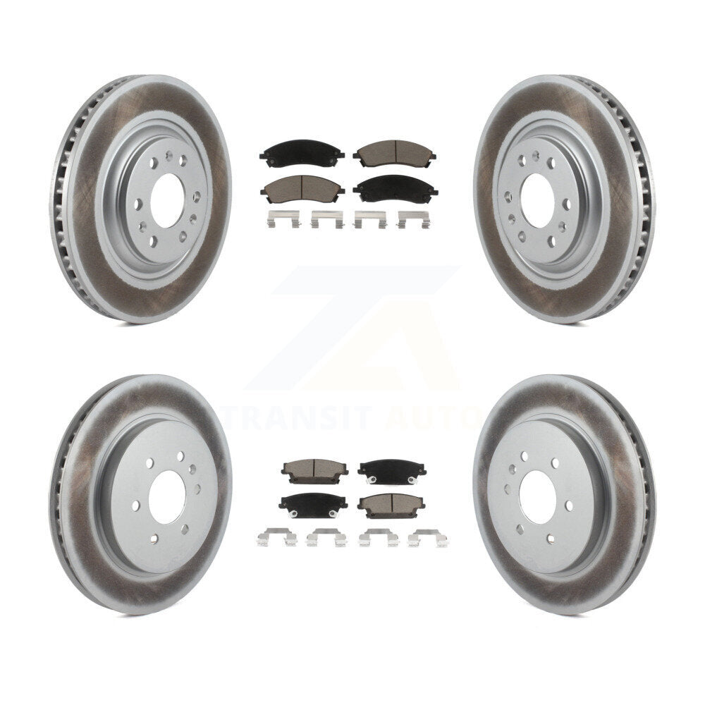 Coated Upgrade Brake Kit For 2006 Cadillac SRX With Performance Package or Without Performance Package KGC-100987 Transit Auto