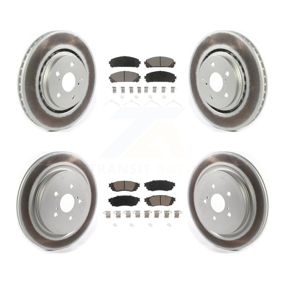 Coated Upgrade Brake Kit For 2017 Lexus RX450h KGC-101000 Transit Auto