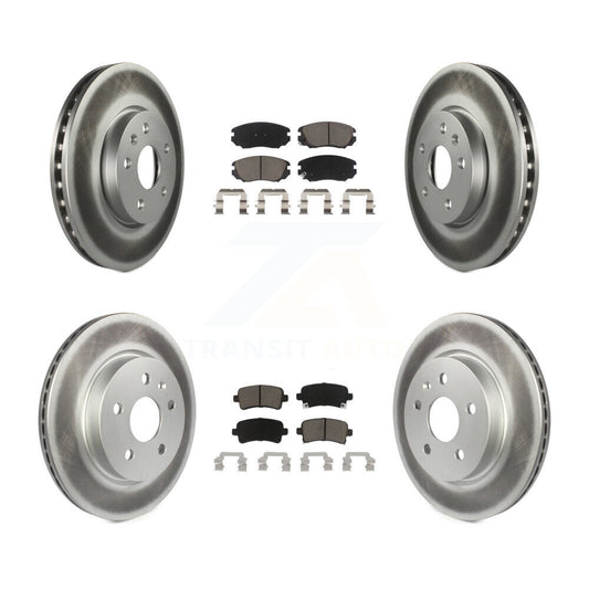 Coated Upgrade Brake Kit For 2010 Buick Allure KGC-101001 Transit Auto