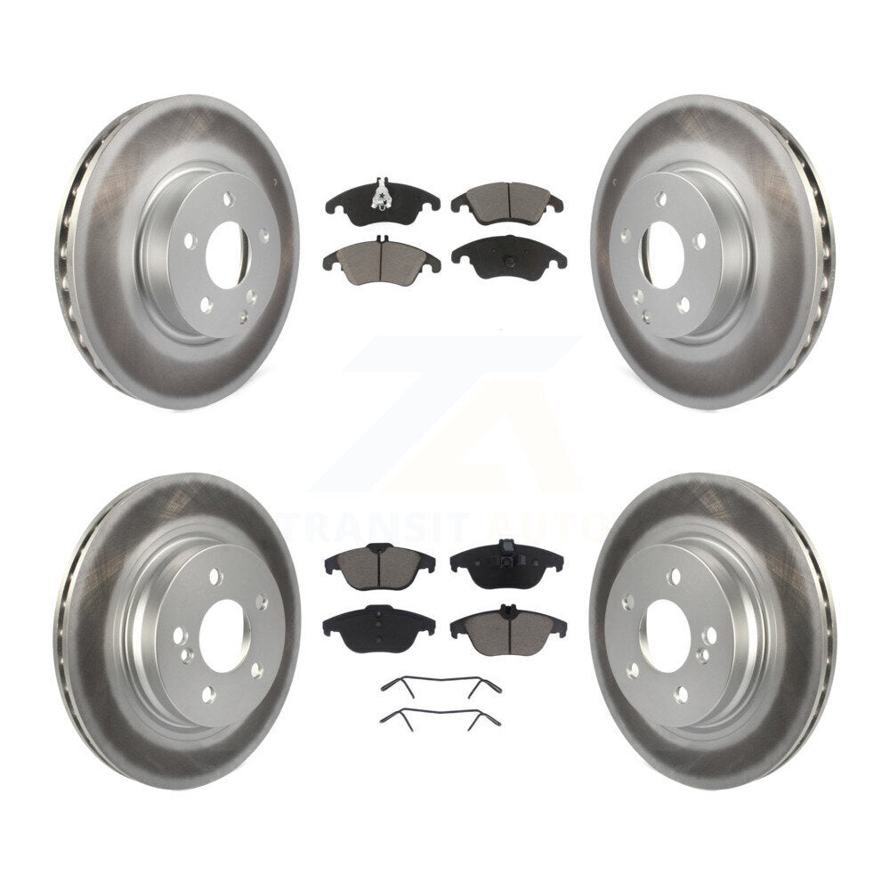 Coated Upgrade Brake Kit For 2011 Mercedes-Benz C350 KGC-101010 Transit Auto