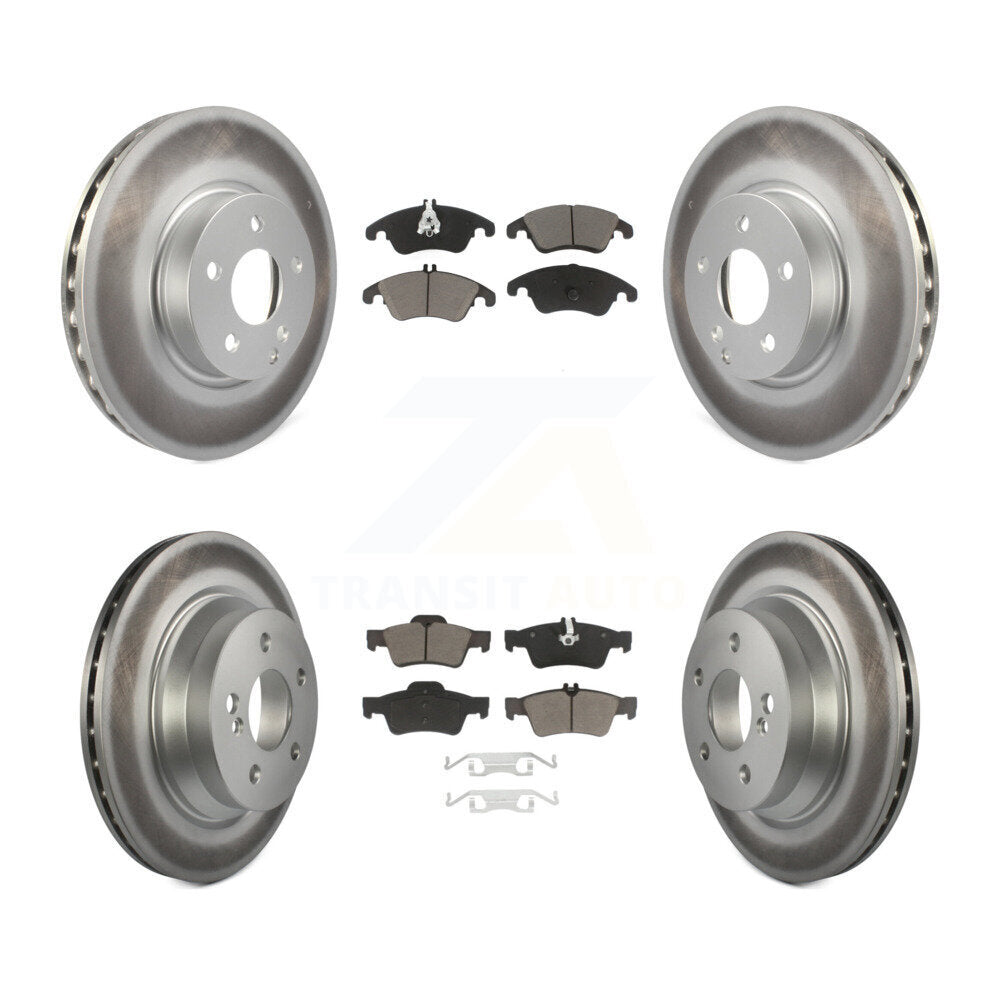 Coated Upgrade Brake Kit For 2012 Mercedes-Benz E350 Sedan. With 322mm Diameter Front Rotor KGC-101017 Transit Auto