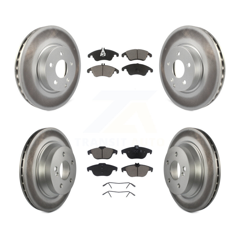 Coated Upgrade Brake Kit For 2015 Mercedes-Benz E400 Convertible/Coupe. With 322mm Diameter Front Rotor KGC-101019 Transit Auto