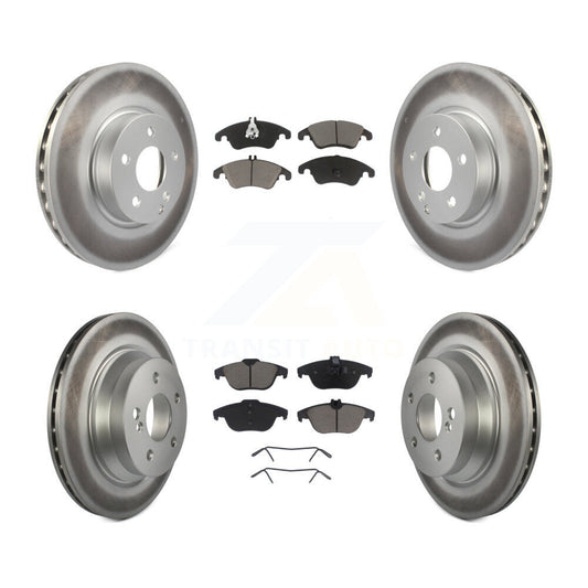 Coated Upgrade Brake Kit For 2015 Mercedes-Benz E400 Convertible/Coupe. With 322mm Diameter Front Rotor KGC-101019 Transit Auto