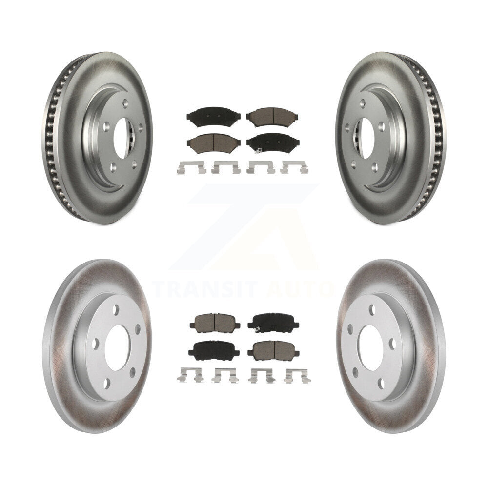Coated Upgrade Brake Kit For 2005 Buick LaCrosse KGC-101021 Transit Auto