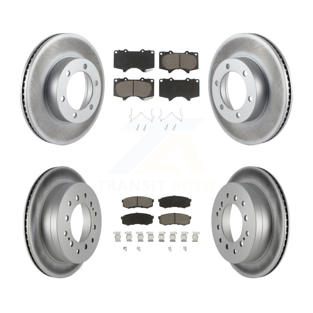 Coated Upgrade Brake Kit For 2005 Toyota Sequoia KGC-101041 Transit Auto