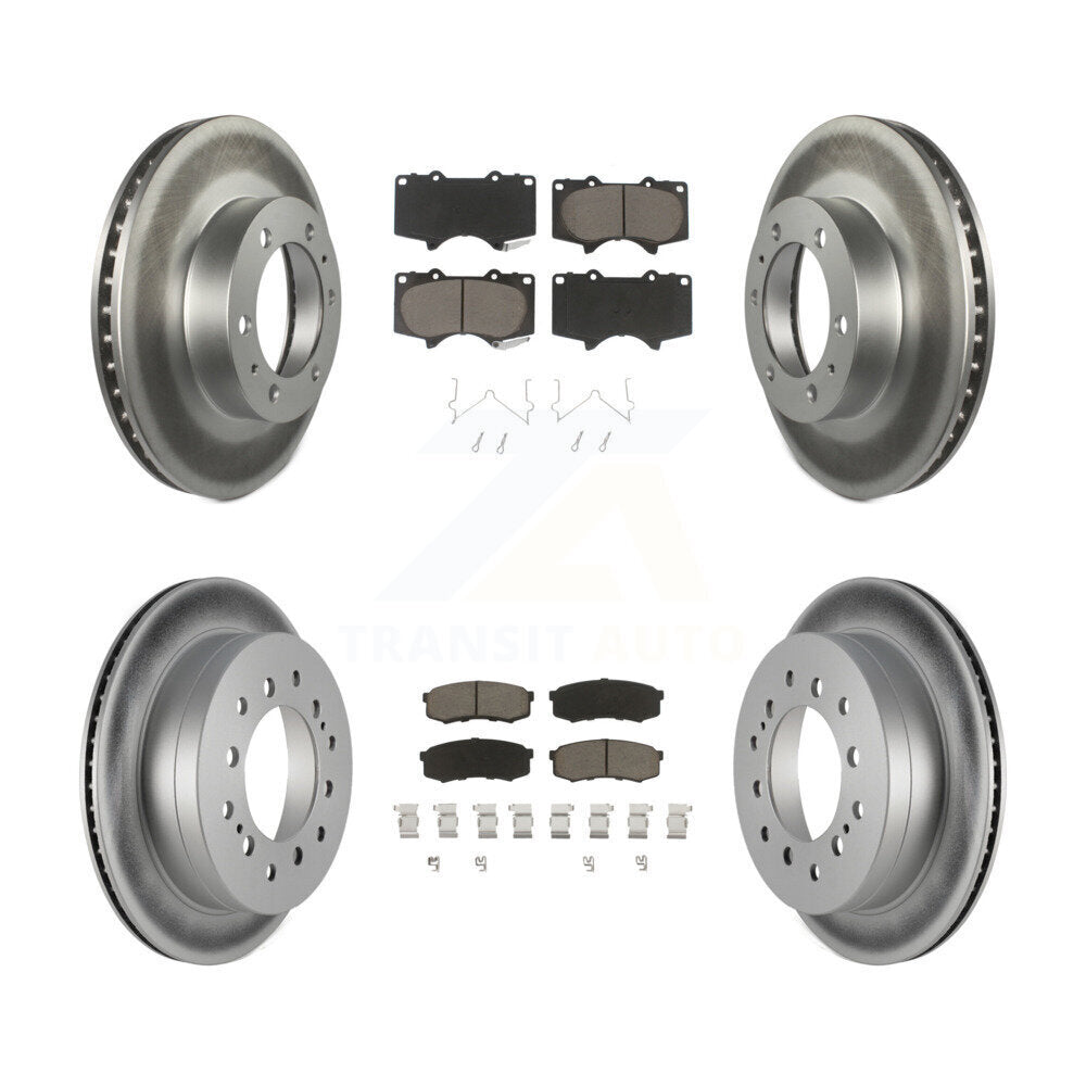 Coated Upgrade Brake Kit For 2004 Toyota 4Runner With 16" Factory Wheels KGC-101042 Transit Auto