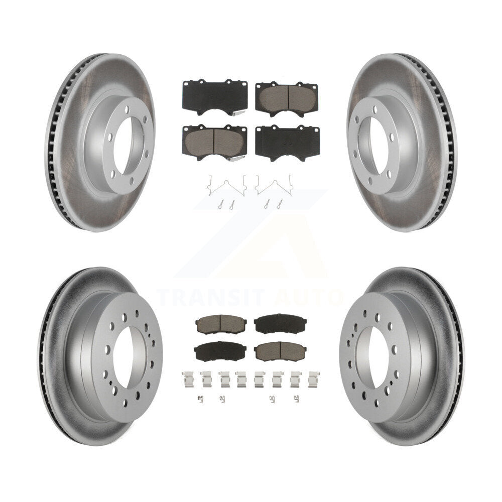 Coated Upgrade Brake Kit For 2004 Lexus GX470 KGC-101043 Transit Auto