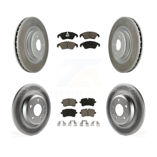 Coated Upgrade Brake Kit For 2013 Audi A6 With 345mm Diameter Front Rotor KGC-101050 Transit Auto