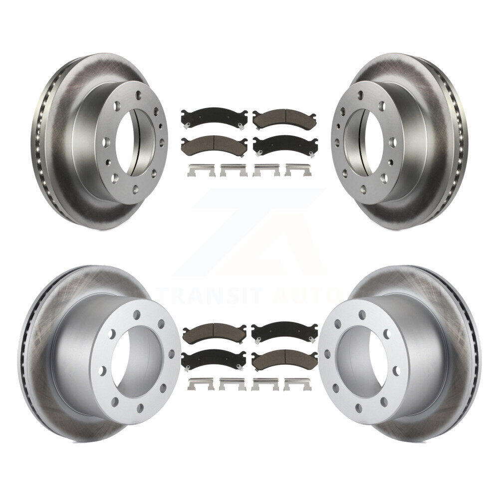 Coated Upgrade Brake Kit For 2004 GMC Sierra 3500 With 12000 Lb GVW KGC-101052 Transit Auto
