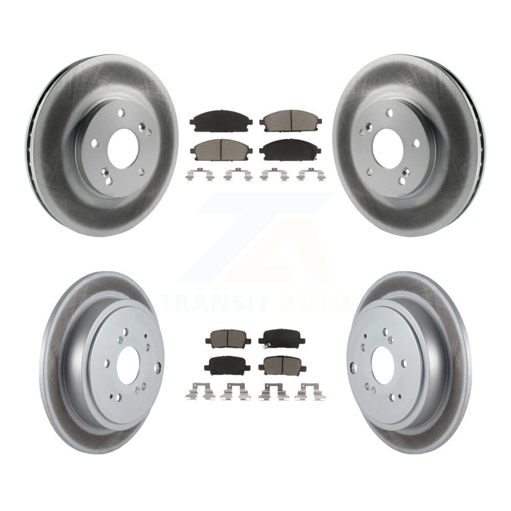 Coated Upgrade Brake Kit For 2005 Acura MDX KGC-101057 Transit Auto