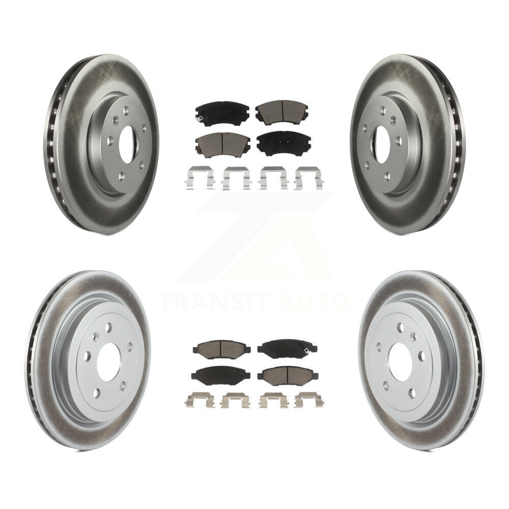 Coated Upgrade Brake Kit For 2014 Chevrolet Camaro LT/LS KGC-101077 Transit Auto