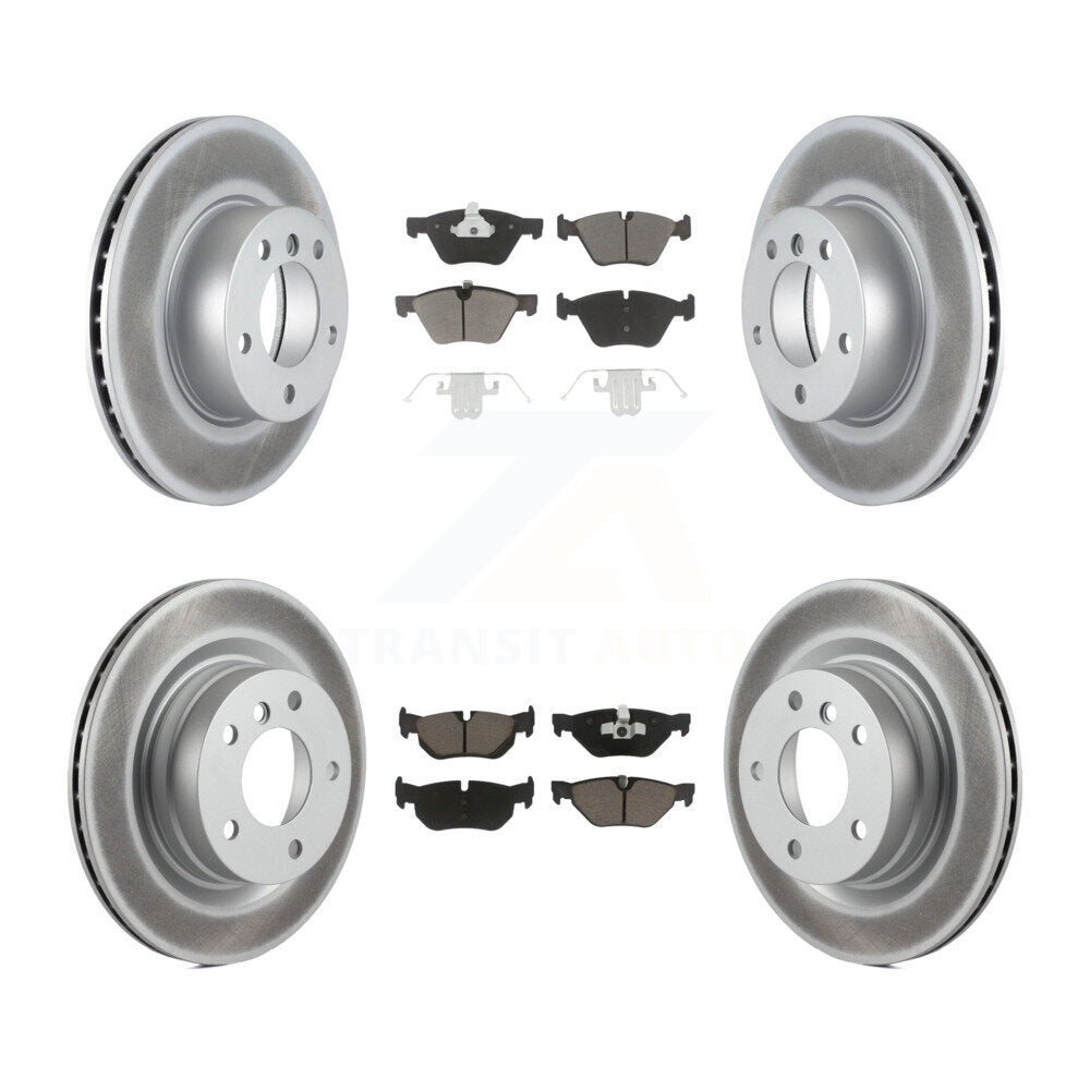 Coated Upgrade Brake Kit For 2006 BMW 323i With 300mm Diameter Front Rotor KGC-101090 Transit Auto