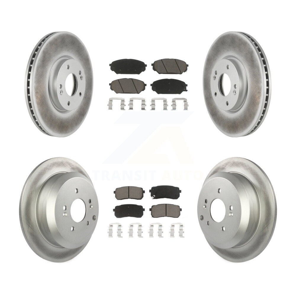 Coated Upgrade Brake Kit For 2009 Hyundai Veracruz KGC-101103 Transit Auto