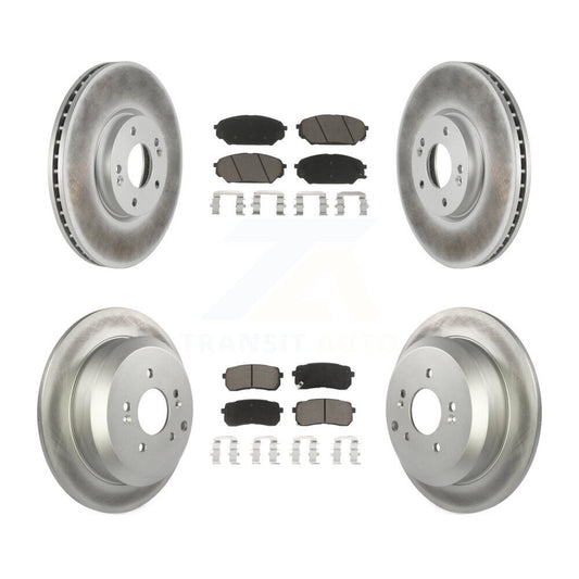Coated Upgrade Brake Kit For 2007 Hyundai Veracruz KGC-101103 Transit Auto