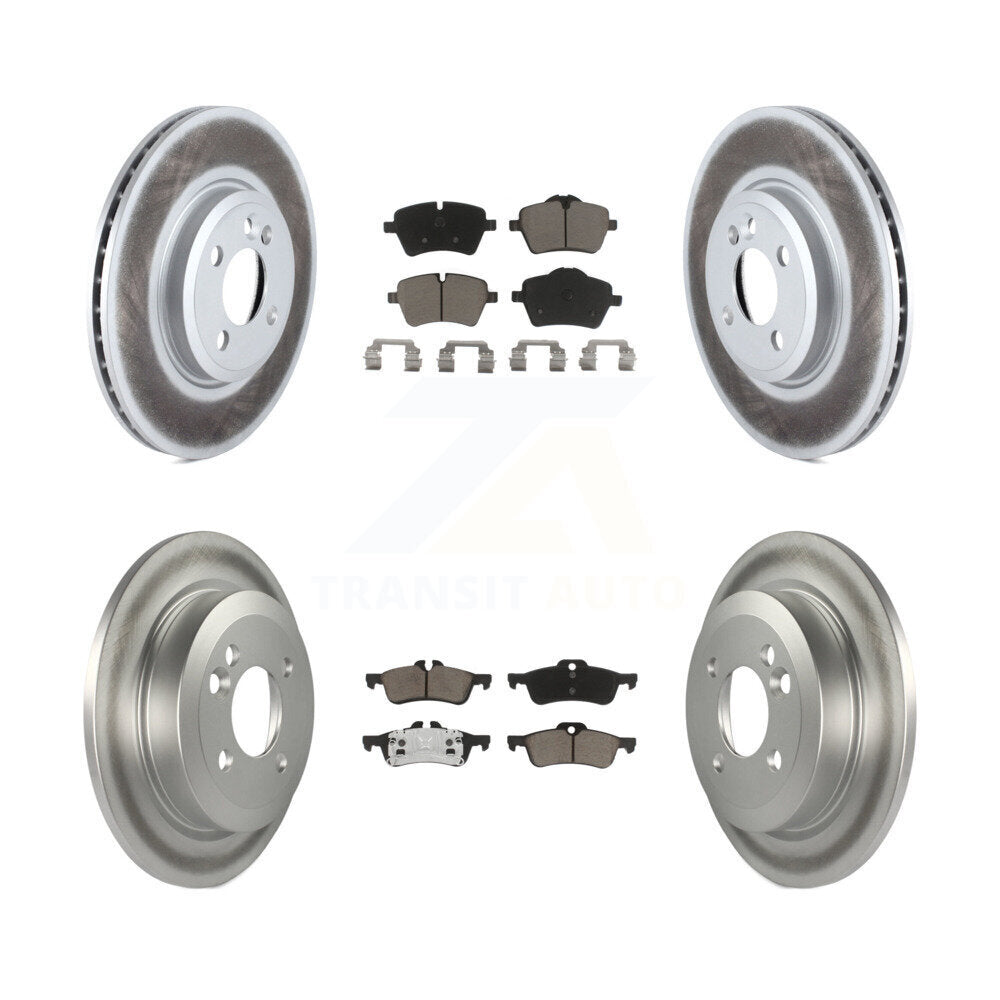 Coated Upgrade Brake Kit For 2004 Mini Cooper With 294mm Diameter Front Rotor and With 4 Lug Wheels KGC-101114 Transit Auto