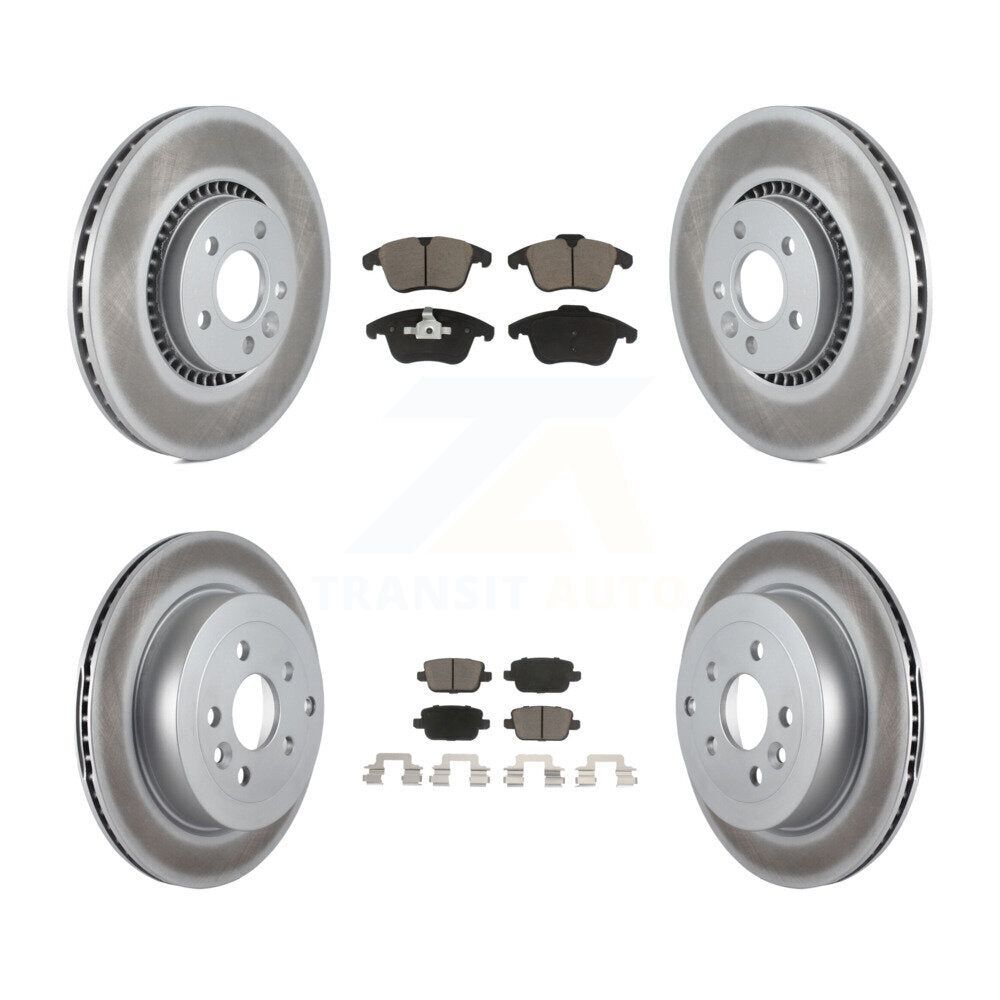 Coated Upgrade Brake Kit For 2010 Land Rover LR2 KGC-101123 Transit Auto
