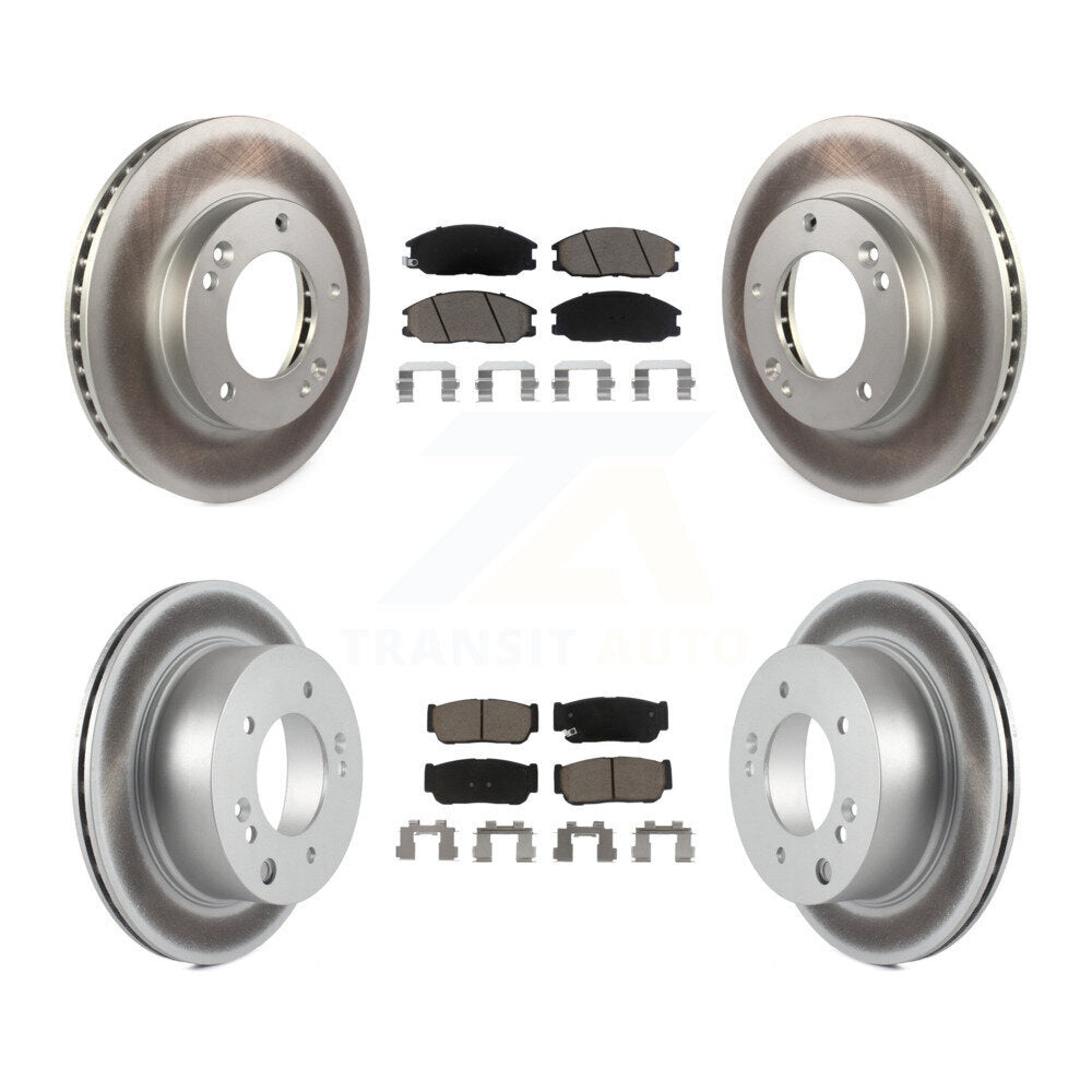Coated Upgrade Brake Kit For 2004 Kia Sorento KGC-101124 Transit Auto