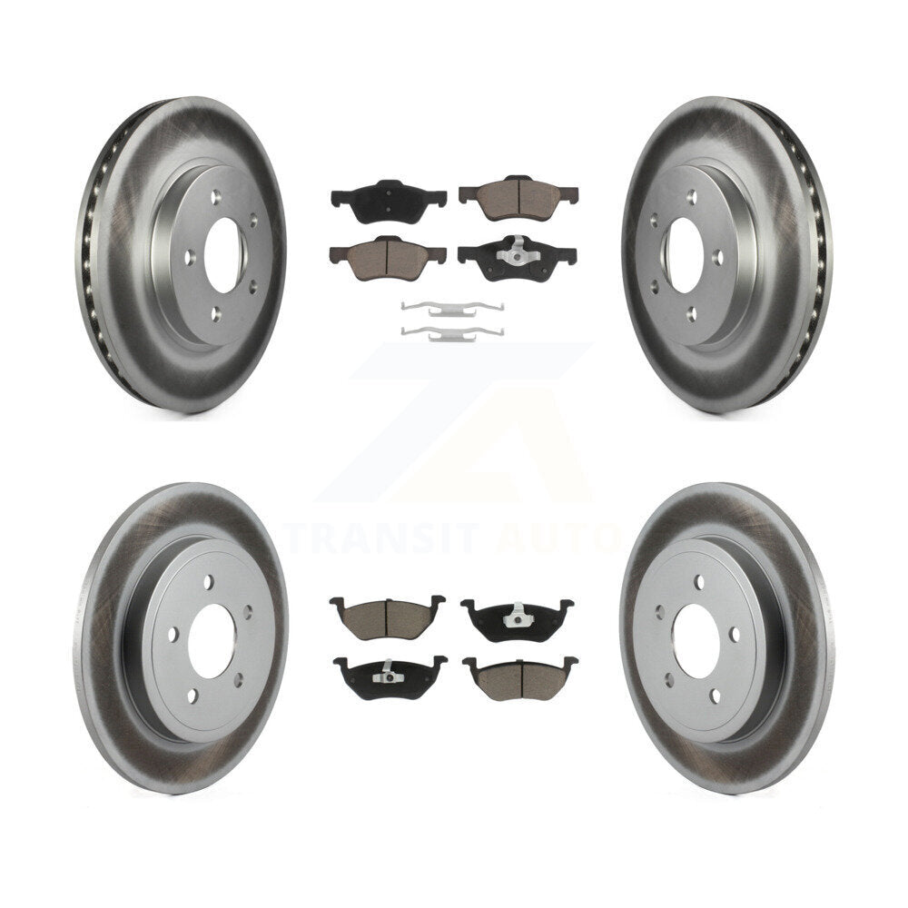 Coated Upgrade Brake Kit For 2005 Mazda Tribute 3.0L KGC-101125 Transit Auto