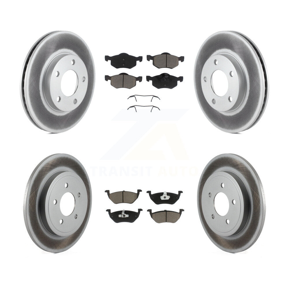 Coated Upgrade Brake Kit For 2005 Mazda Tribute 2.3L KGC-101126 Transit Auto