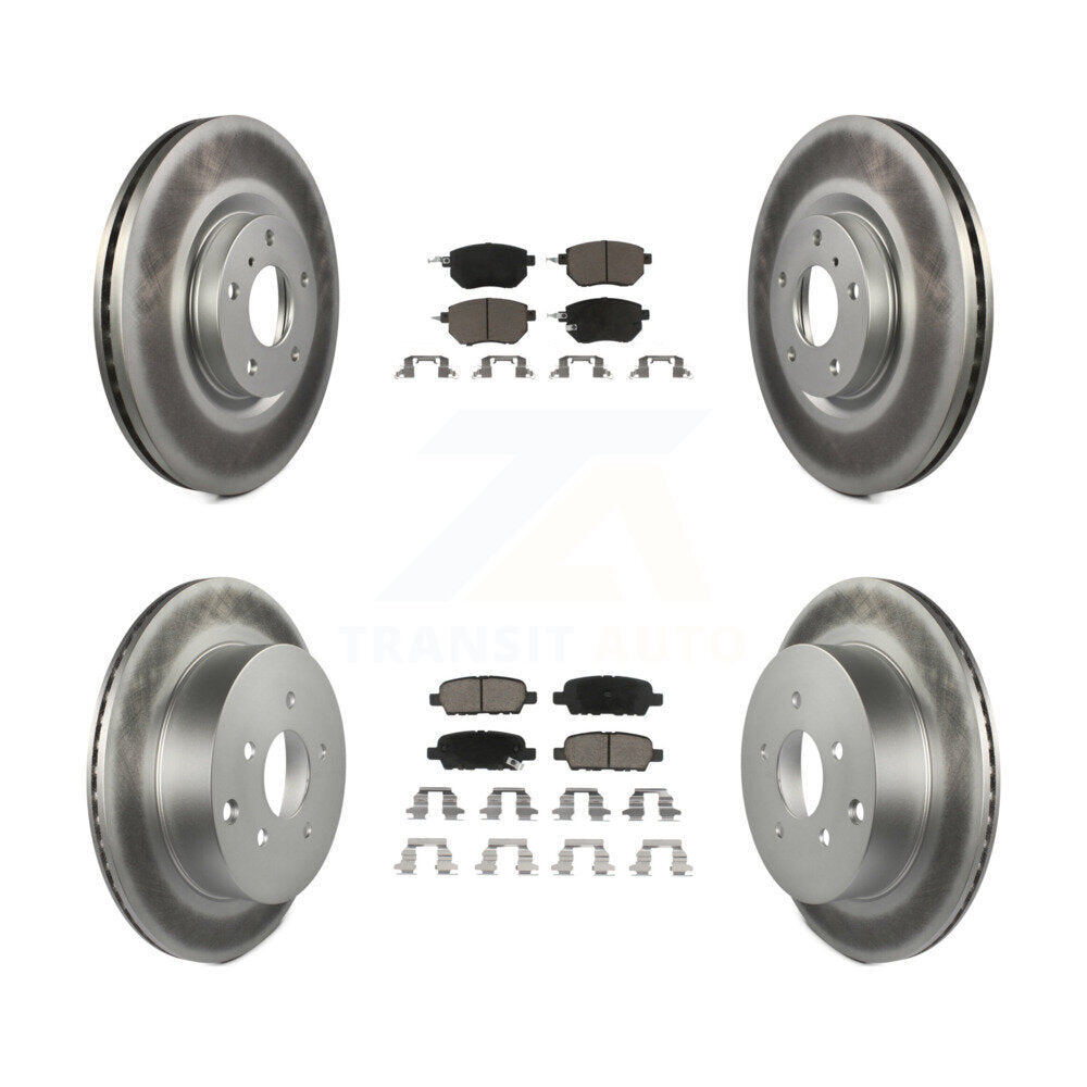 Coated Upgrade Brake Kit For 2005 Nissan Murano KGC-101162 Transit Auto