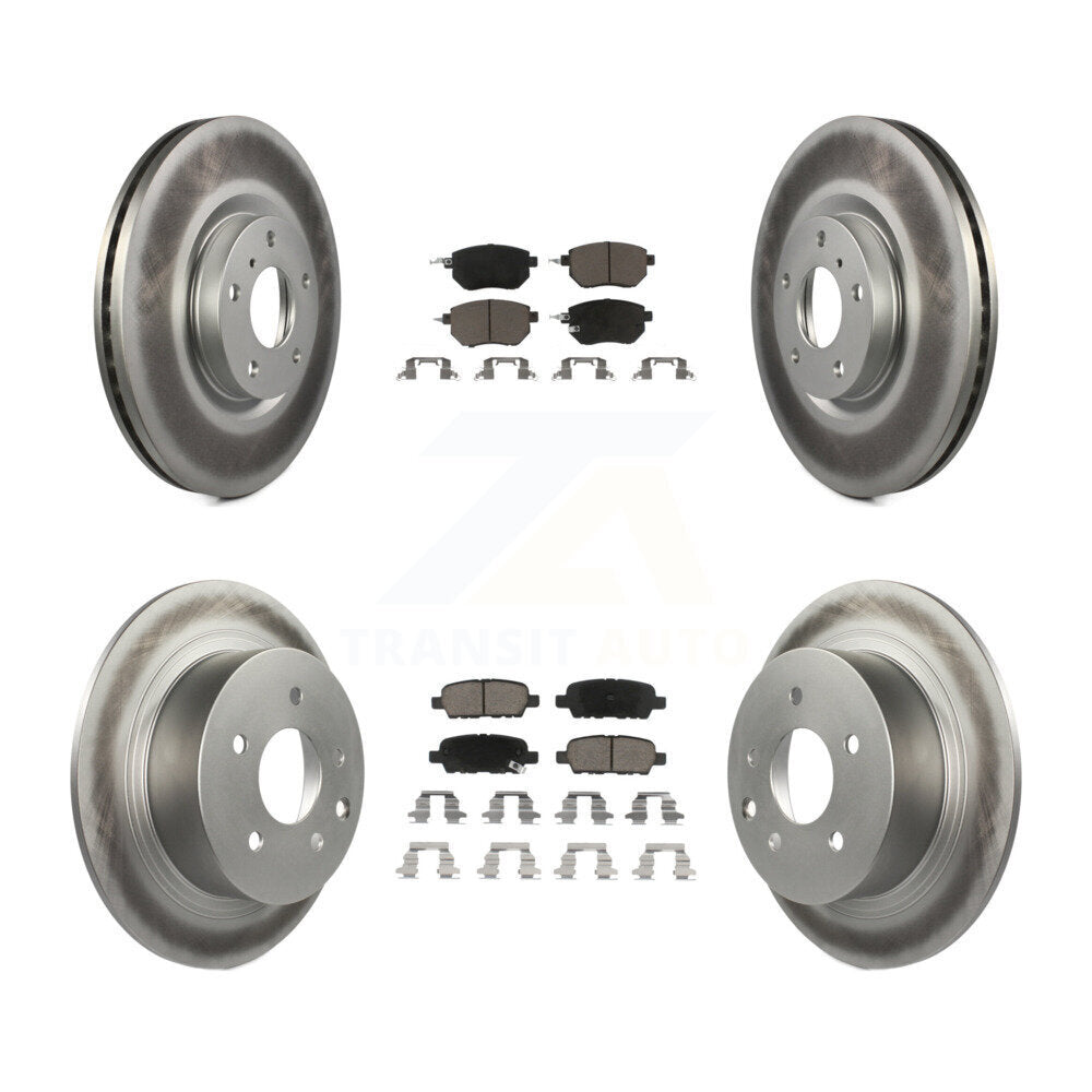 Coated Upgrade Brake Kit For 2005 Nissan Maxima KGC-101168 Transit Auto