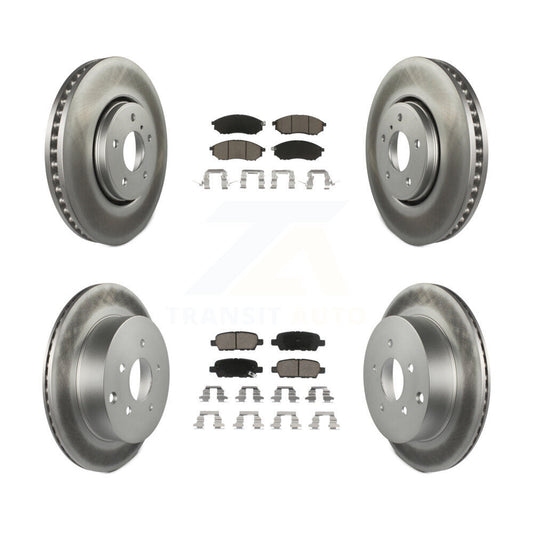Coated Upgrade Brake Kit For 2006 INFINITI FX35 KGC-101177 Transit Auto