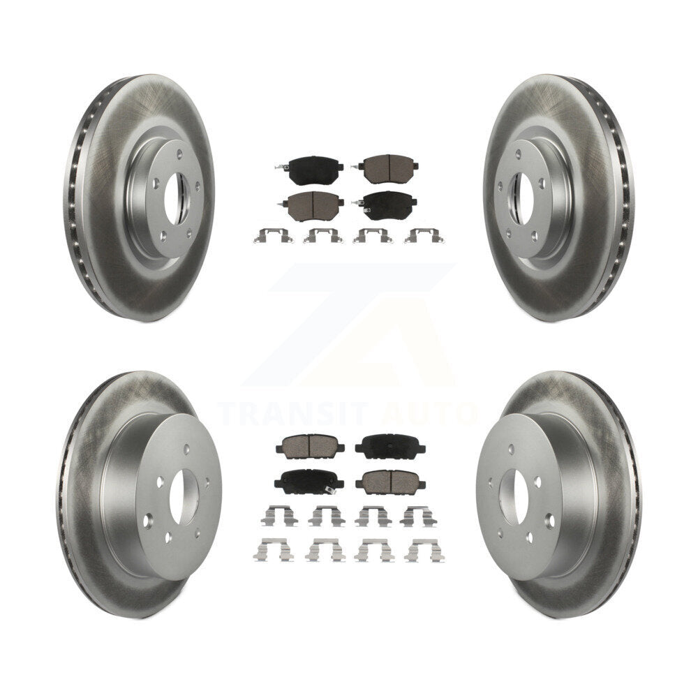 Coated Upgrade Brake Kit For 2004 Nissan Murano KGC-101183 Transit Auto