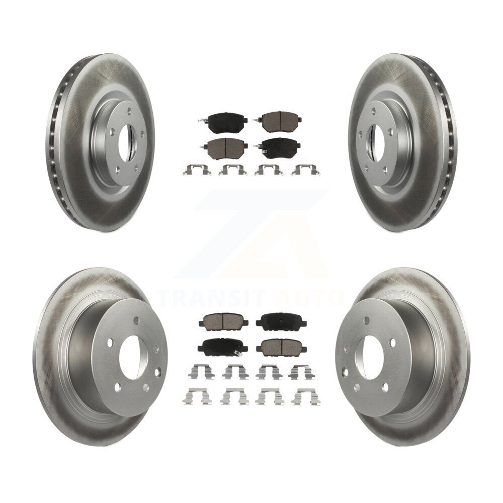 Coated Upgrade Brake Kit For 2004 Nissan Maxima KGC-101190 Transit Auto