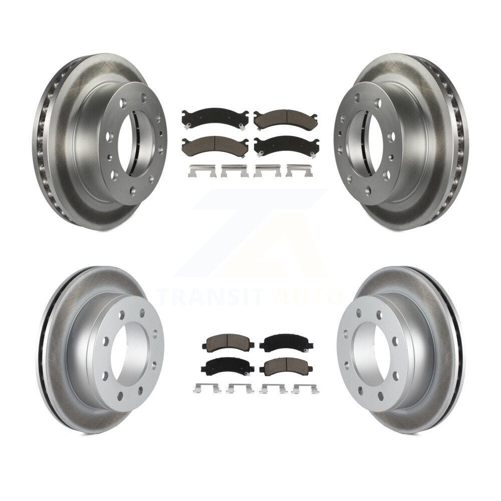 Coated Upgrade Brake Kit For 2006 Chevrolet Express 2500 With 8 Lug Wheels and 91mm Overall Height KGC-101199 Transit Auto