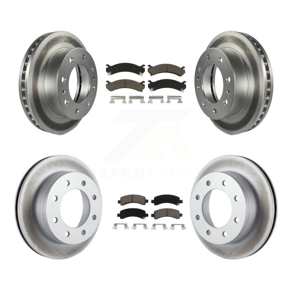 Coated Upgrade Brake Kit For 2005 Chevrolet Express 2500 With 8 Lug Wheels KGC-101200 Transit Auto