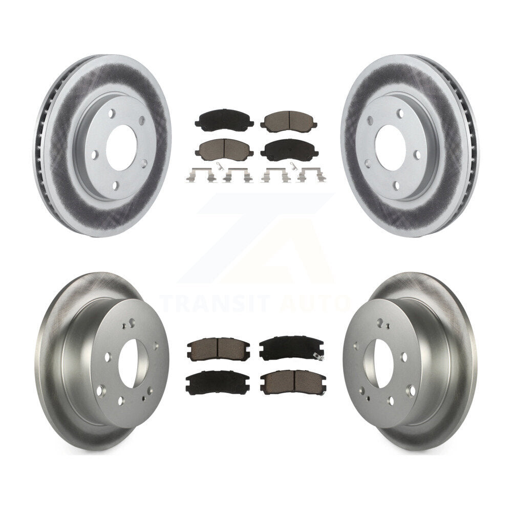 Coated Upgrade Brake Kit For 2004 Mitsubishi Galant 2.4L KGC-101208 Transit Auto