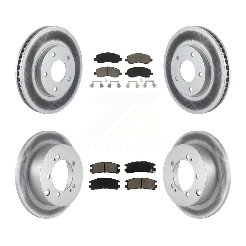 Coated Upgrade Brake Kit For 2004 Mitsubishi Eclipse Disc rear brakes KGC-101209 Transit Auto