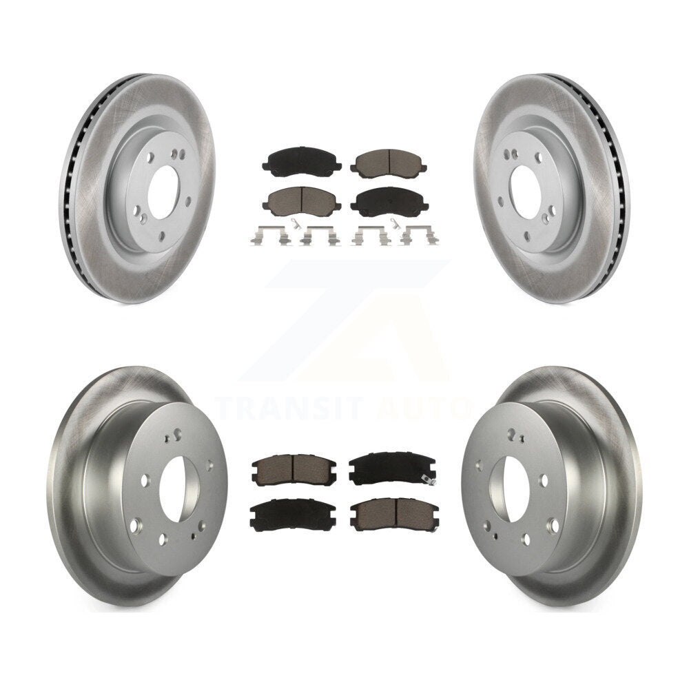 Coated Upgrade Brake Kit For 2004 Mitsubishi Galant 3.8L KGC-101212 Transit Auto